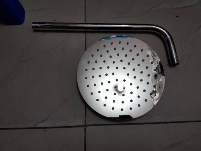 Wall shower / shower tanam/ tembok bulat 8in 20cm stainless PROMO MURAH