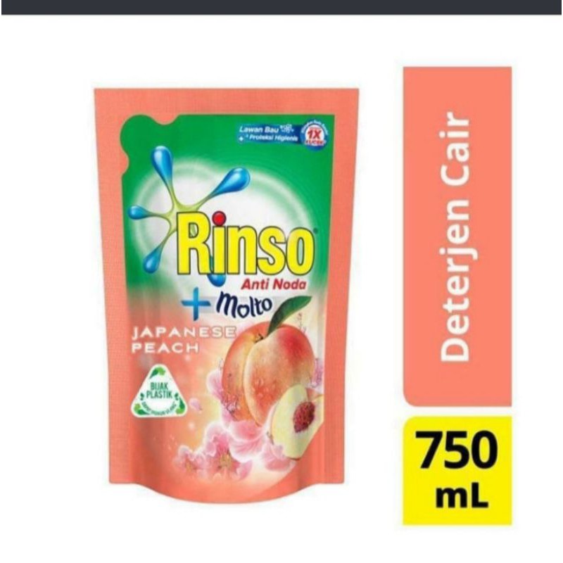 Rinso Cair Molto Japanese Peach 750 ml