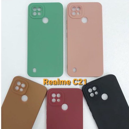 Case ProCamera Soft Matte With Camera Protector 9D Realme 7i C17 C20 C21 C21Y C25 C53 9pro plus