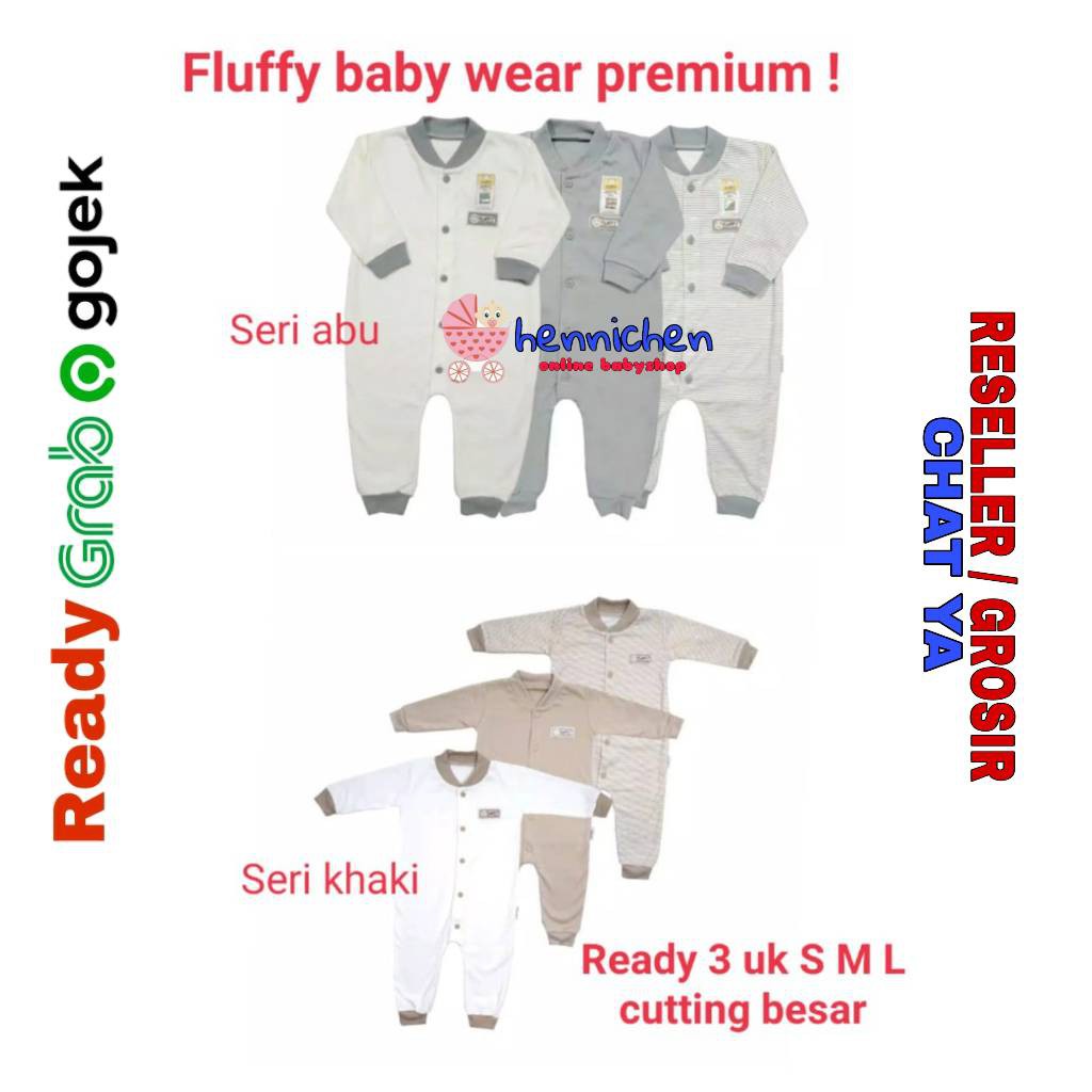 1 PCS FLUFFY Sleepsuit Jumper Panjang kodok bayi