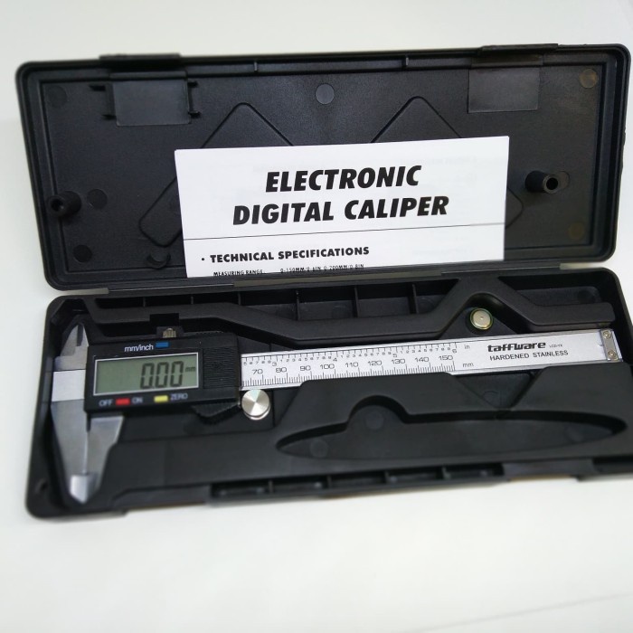 

Sigmat / Jangka Sorong Digital Lcd Vernier Caliper 15Cm Stainless