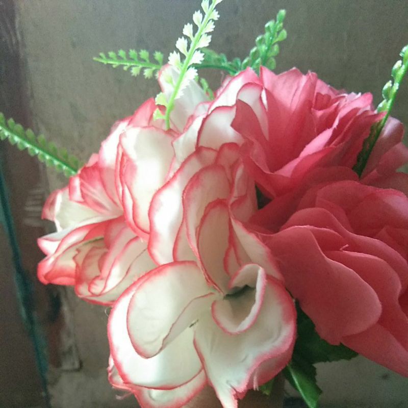 (1 Tangkai) Bunga Artifisial Mawar Pertangkai Dekorasi Pelaminan Hantaran Buket