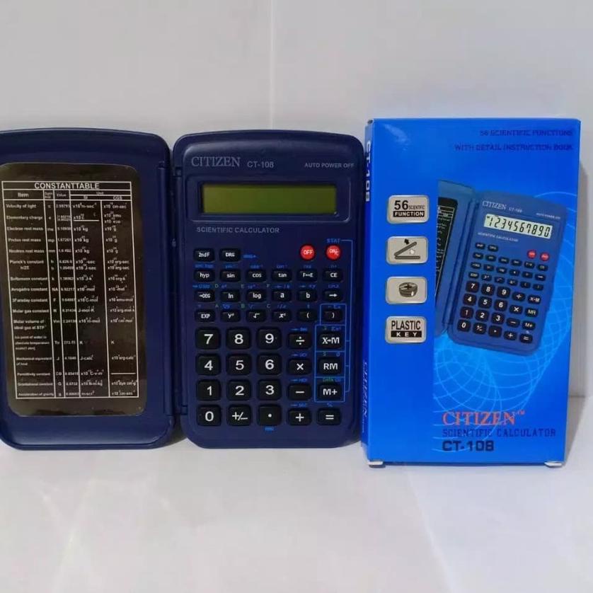 

경 Kalkulator / calculator Citizen Scientific Ilmiah CT 108 Flash Sale