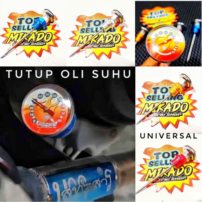 tutup oli suhu temperatur cnc universal motor mesin thailand motor honda yamaha mio fino nouvo Scoop