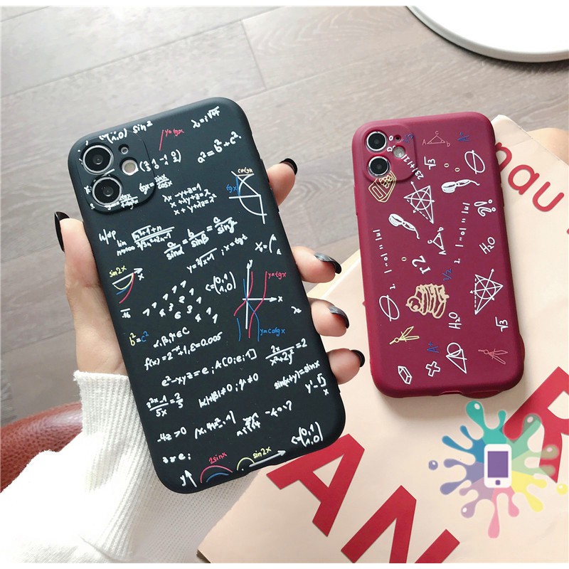 Soft Case Motif Rumus Matematika Untuk Iphone i12 pro