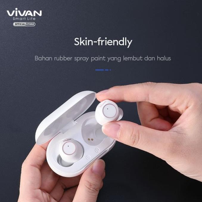 Vivan Liberty T100S TWS Earphone Bluetooth Headset Earbud Waterproof