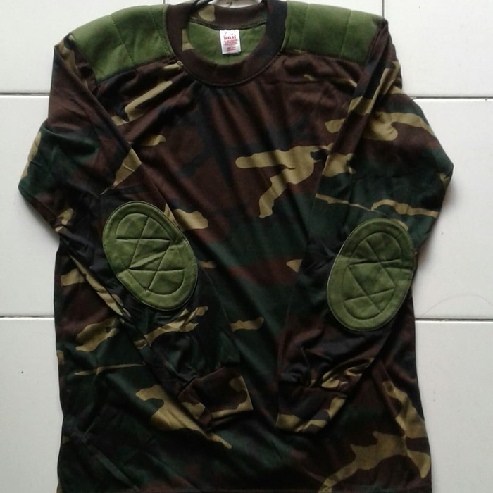 SKD    kaos doreng lengan panjg army