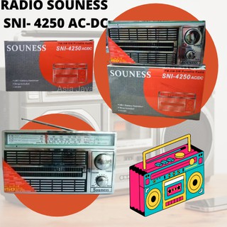 RADIO MURAH SOUNESS SNI- 4250 AC-DC/Radio Jadul/Radio Klasik