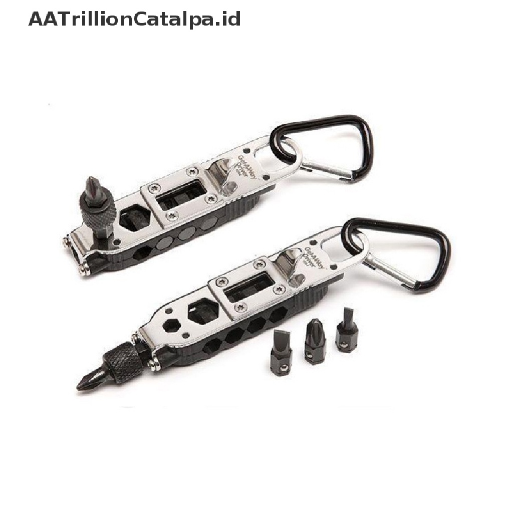 Aatrillioncatalpa Gantungan Kunci EDC Mini Multifungsi Untuk Outdoor