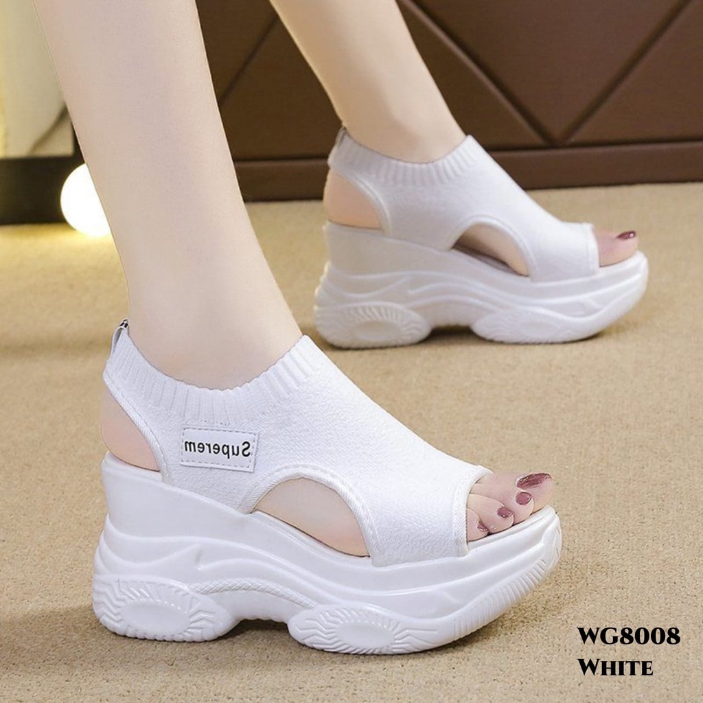 RESTOCK WYN WEDGES SANDAL FASHION KOREA NYAMAN DI PAKAI BESTSELLER WG8008