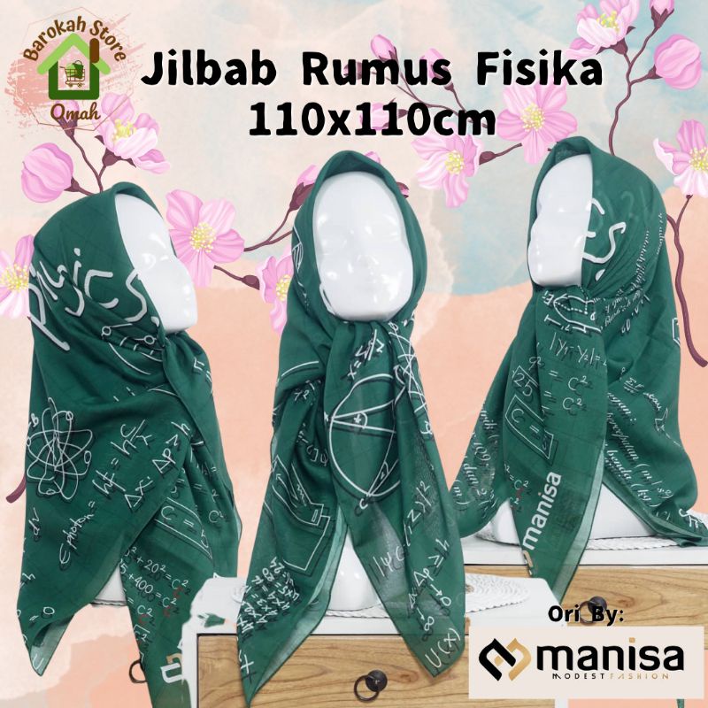 Jilbab Rumus Fisika/Jilbab Rumus Matematika/Jilbab Rumus ori Manisa/Jilbab Ori Li Scarf