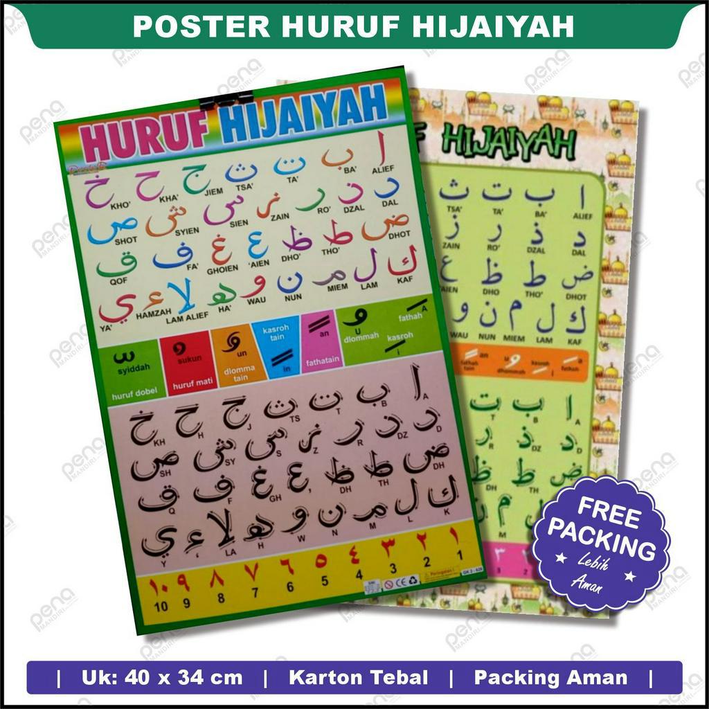 Poster Huruf Hijaiyah