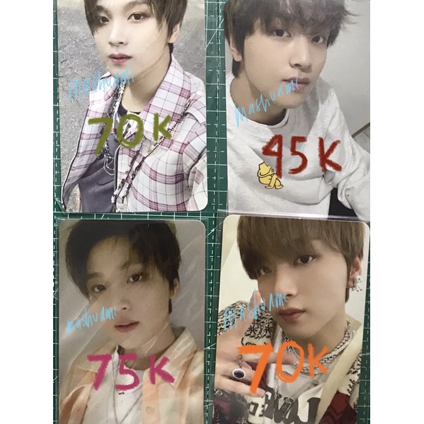 WTS Haechan photocard HAECHAN CRAZY HAECHAN CHILLING HAECHAN BORING HAECHAN CAFE