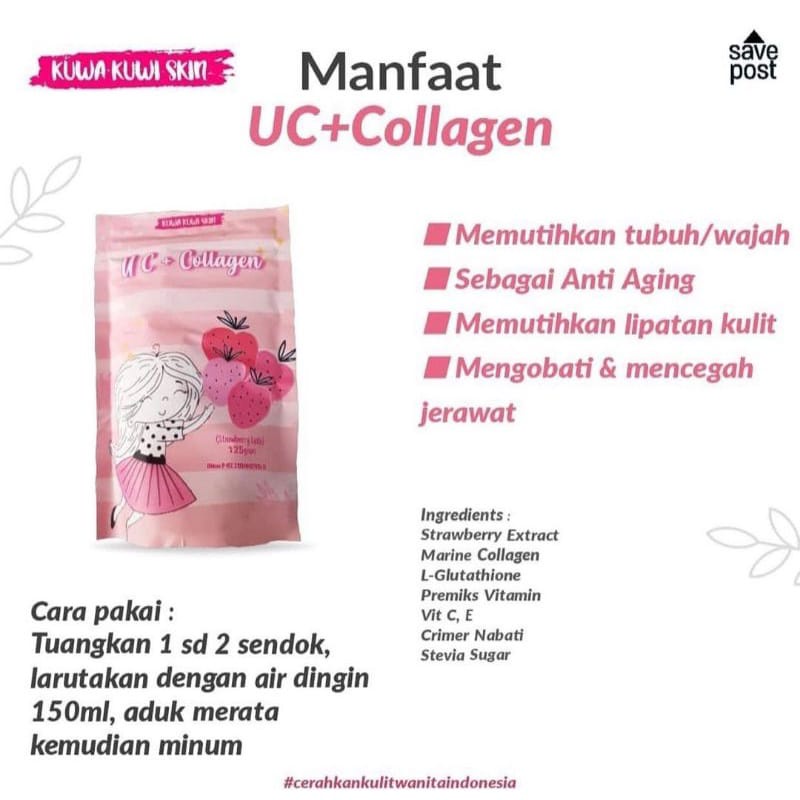 

Kualitas Terbaik Uc Collagen Dijamin Original 100% Bpom Ampuh Mencerahkan Kulit Tubuh - Uc Collagen Minuman Collagen