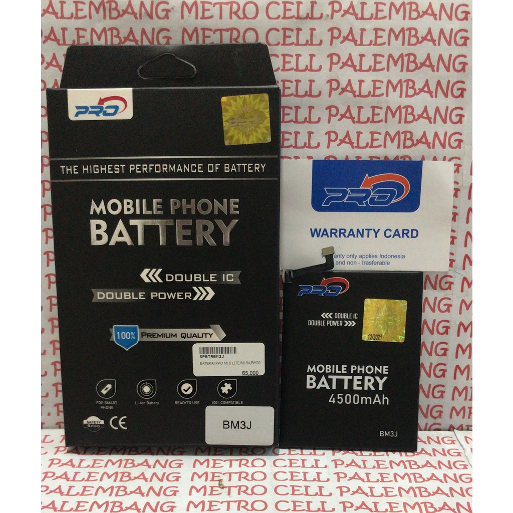 Baterai PRO MI 8 LITE / MI 8X BM3J