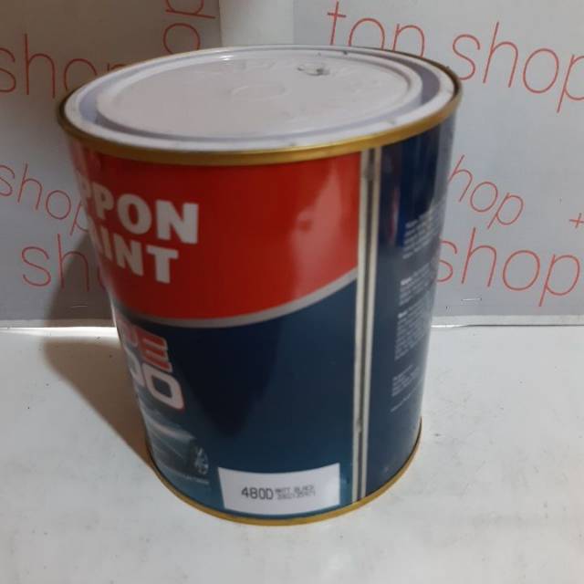 CAT DUCO NIPPE 2000 NIPPON PAINT WARNA HITAM DOFF/MATT BLACK 480D ISI 1KG