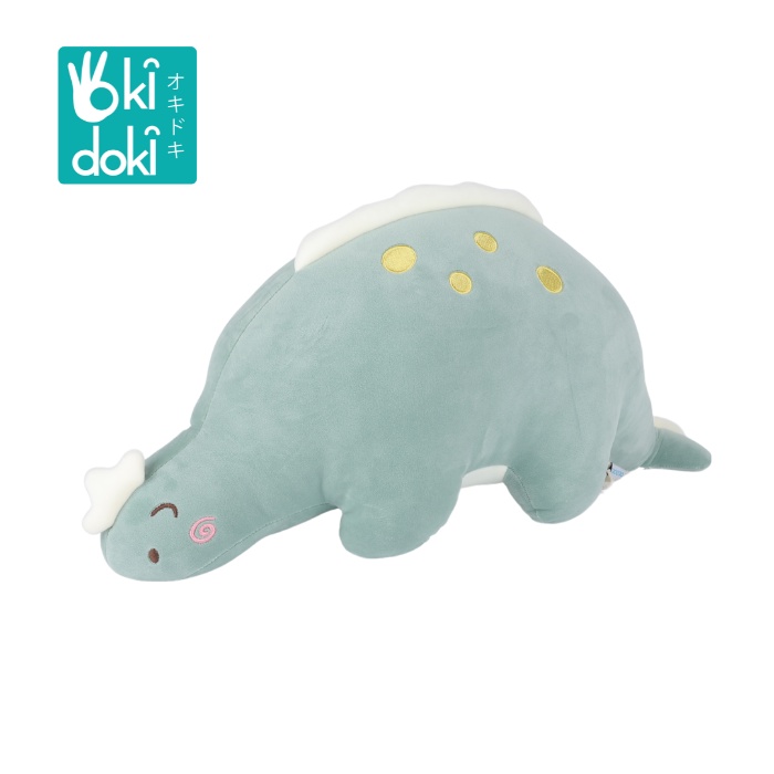 OKIDOKI Pillow Dino 19SWH008 Green - Plush Pillow - Boneka Dino