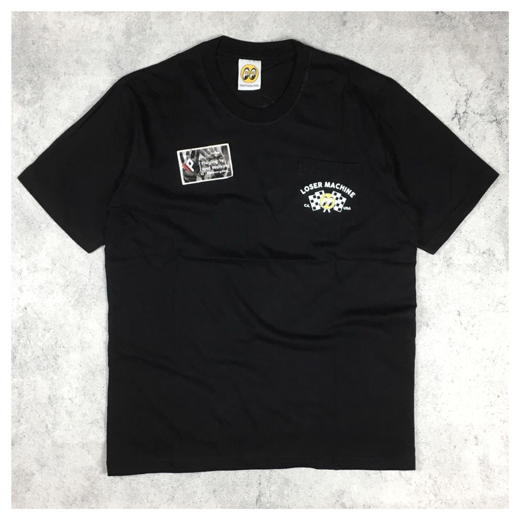 KAOS TSHIRT MOONEYES POCKET FLAG 1:1 MIROR ORIGINAL