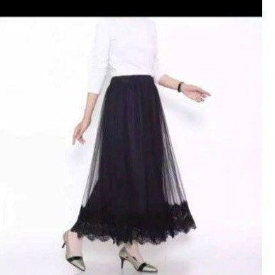 SH_ TERBARU ROK TUTU RENDA /ROK PANJANG/ROK TUTU BRUKAT/ROK BURKAT UKURAN ALLSIZE FIT TO XXL