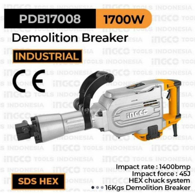 Ingco Mesin Demoltion Model PH 65 16kg PDB17008