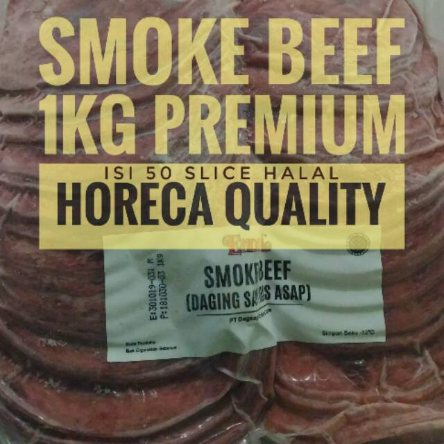 

Smoke Beef 1kg Premium Endura smoked beef 1 kg horeca