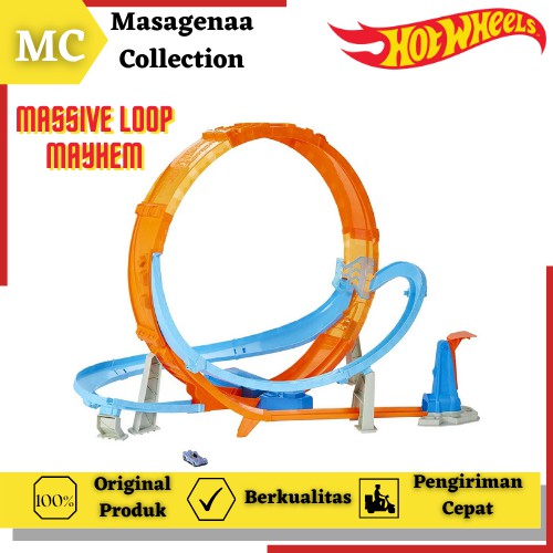 Mainan Lintasan Jalanan Arena Trek Hot Wheels Hotwheels Hotwheel Track Action Massive Loop Mayhem Or