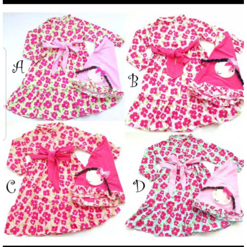 GAMIS MI ANGEL 2122 KERUDUNG BAYI ANAK 6-24 BULAN