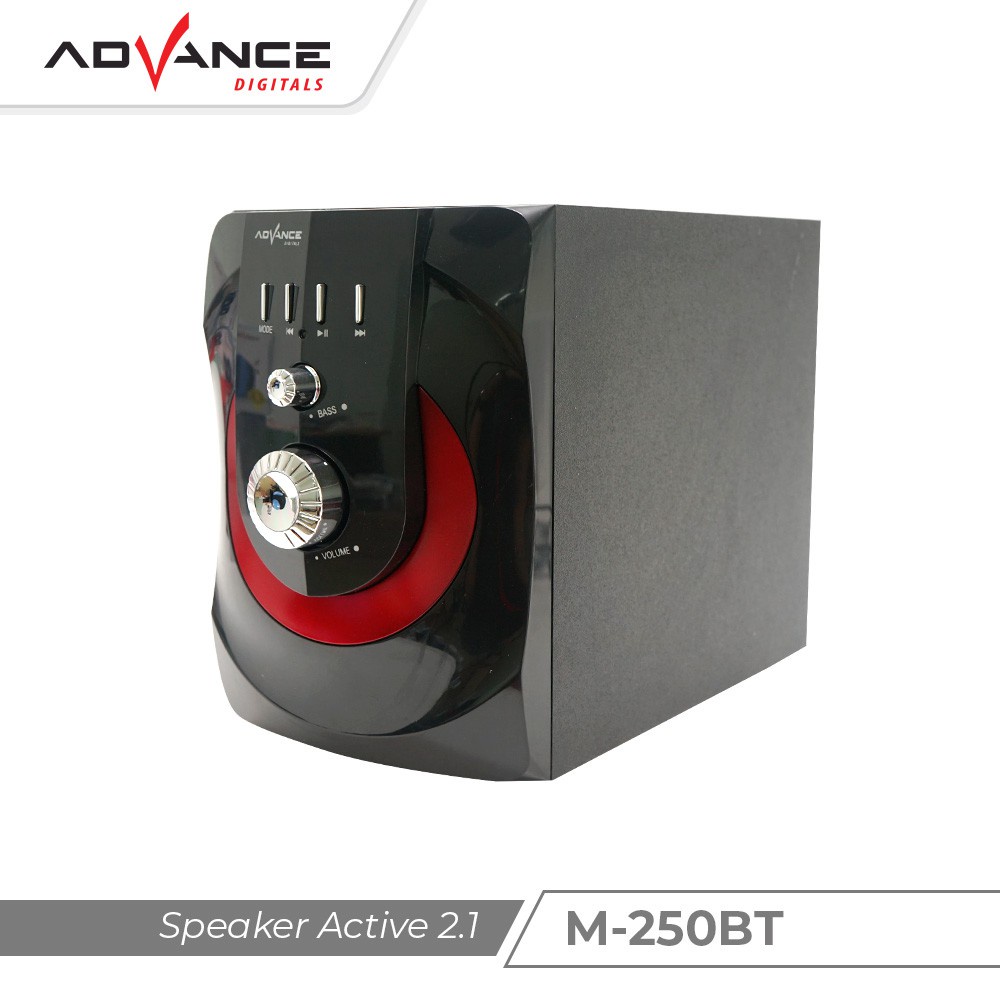 Advance Digitals M250BT Speaker Aktif 2.1 Bluetooth Multimedia Subwoofer | Garansi Resmi Advance Digitals 1 tahun