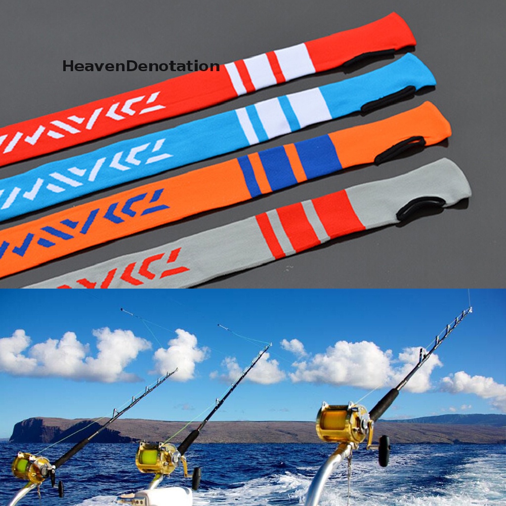 Tas Pelindung Joran Pancing Bahan Nilon Elastis Tahan Abrasi