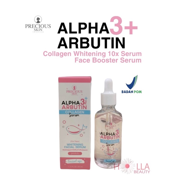 [COD] Serum Wajah Thailand Ampuh Memutihkan &amp; Menghilangkan Flek Hitam di Wajah dalam 2 Minggu - Alpha Arbutin Collagen BPOM 100% Original