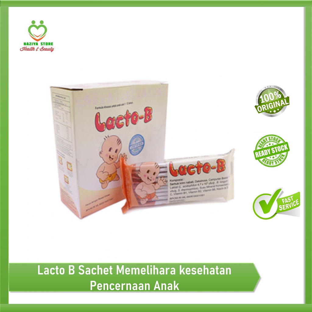 LACTO B Lactobe Obat Diare untuk Bayi dan Anak (1 sachet 1gr)