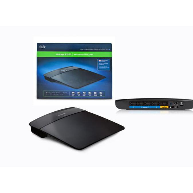 Linksys Wifi Router E1200 - Black