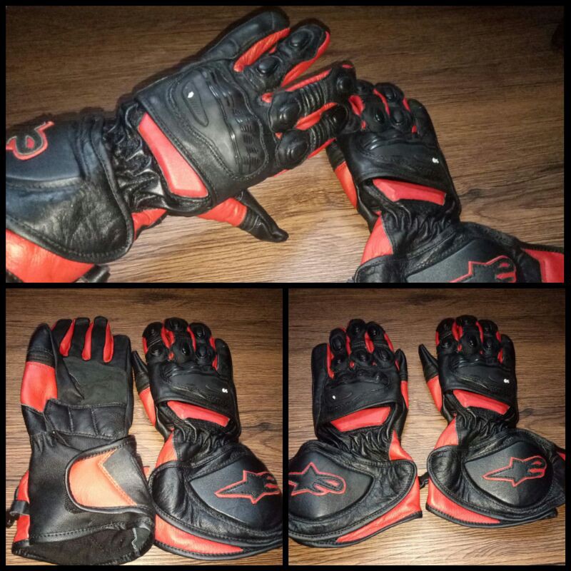 sarung tangan motor Alpinestar pollet merah