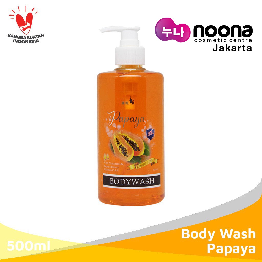 RBL PAPAYA BODYWASH 500ML -NJ