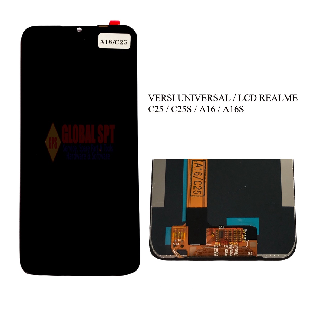 VERSI UNIVERSAL / LCD TOUCHSCREEN REALME C25 / C25S / A16 / A16S