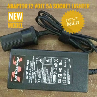 Promo Power Supply Adaptor 220V AC To 12V DC 5A Socket