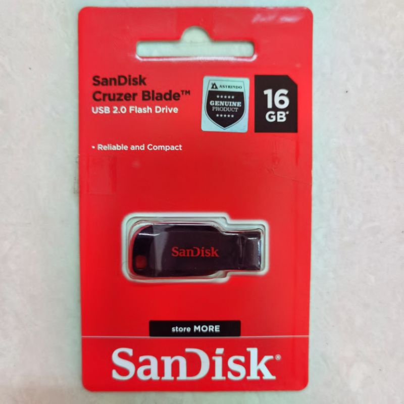 Flashdisk Sandisk Cruzer Blade 16Gb flashdisc USB Flash disk 16 GB