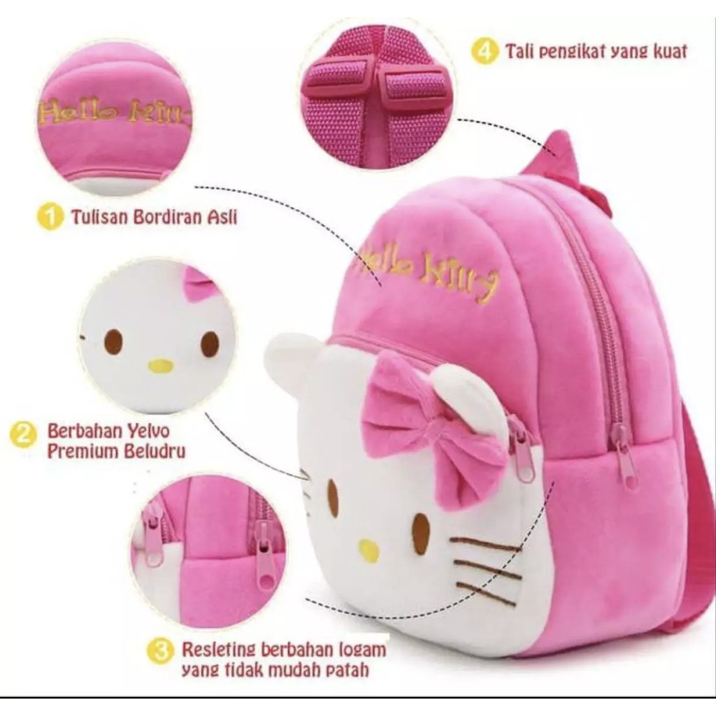 MOGYMOGY MG1367 Tas Anak Karakter Tas Ransel Anak Sekolah Backpack Mini Motif