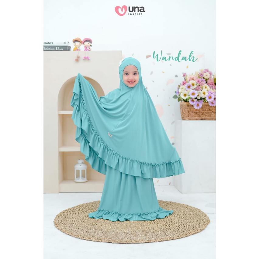 Mukena RAYYA by UNA Fashion Mukena Anak-anak Modern Terbaru 2022 Adem Nyaman Enteng