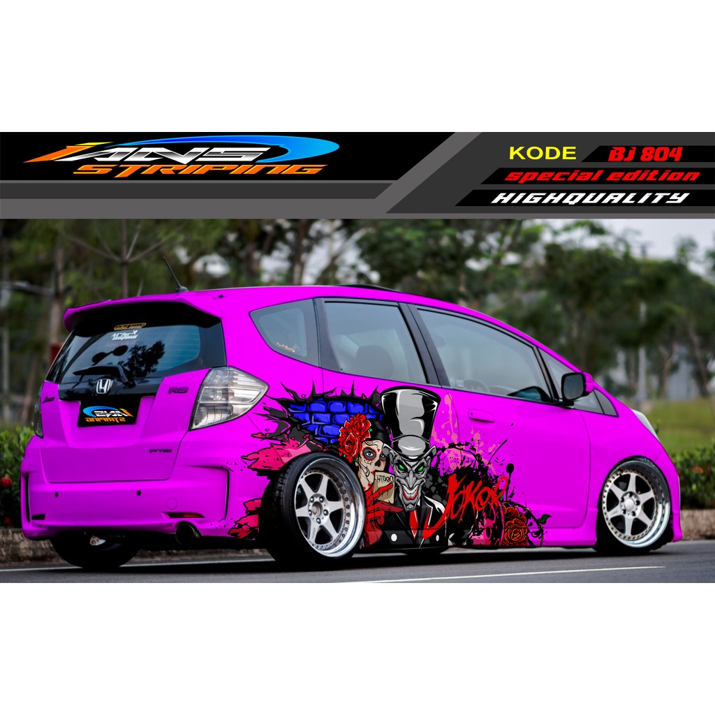 STICKER MOBIL HONDA BRIO / JAZZ RS / MOBILIO / AGYA / YARIS / ATOS / STICKER MOBIL