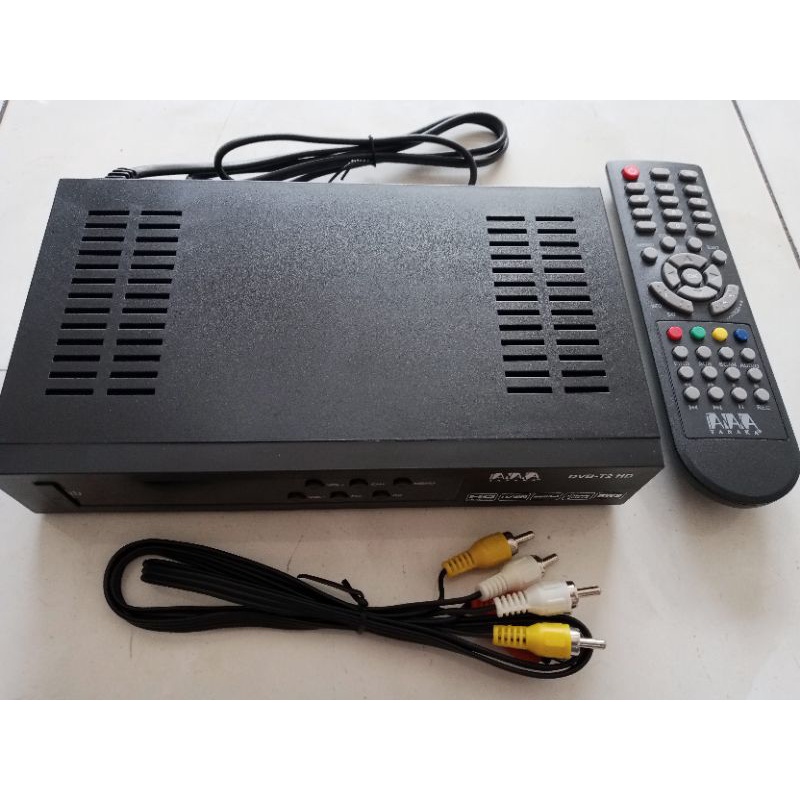 STB Set Top Box DVB T2 siaran TV digital Receiver Tuner