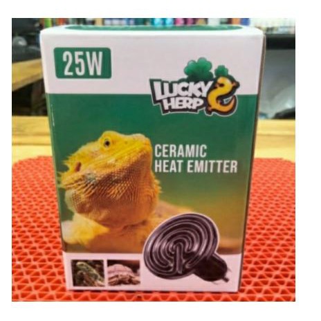 Lucky Herp Ceramic Lamp 25w 50w 75w Lampu Reptil Kura Kura/Frog