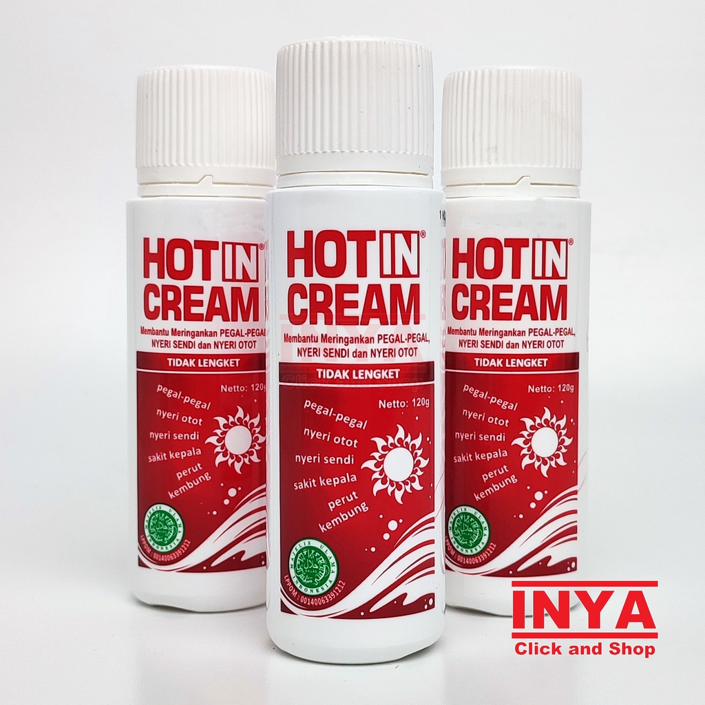 HOT IN CREAM 120gr - Krim Pereda Nyeri Otot