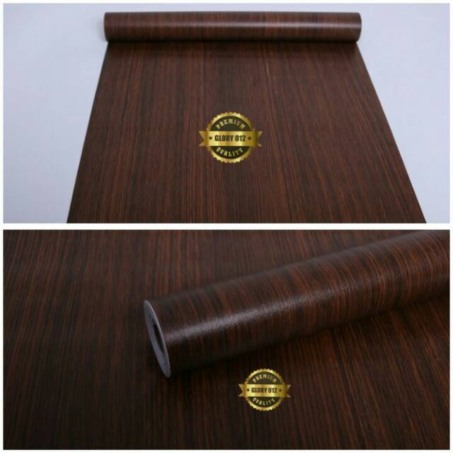 Wallpaper Sticker Dinding Coklat Garis Garis Walpaper Kayu