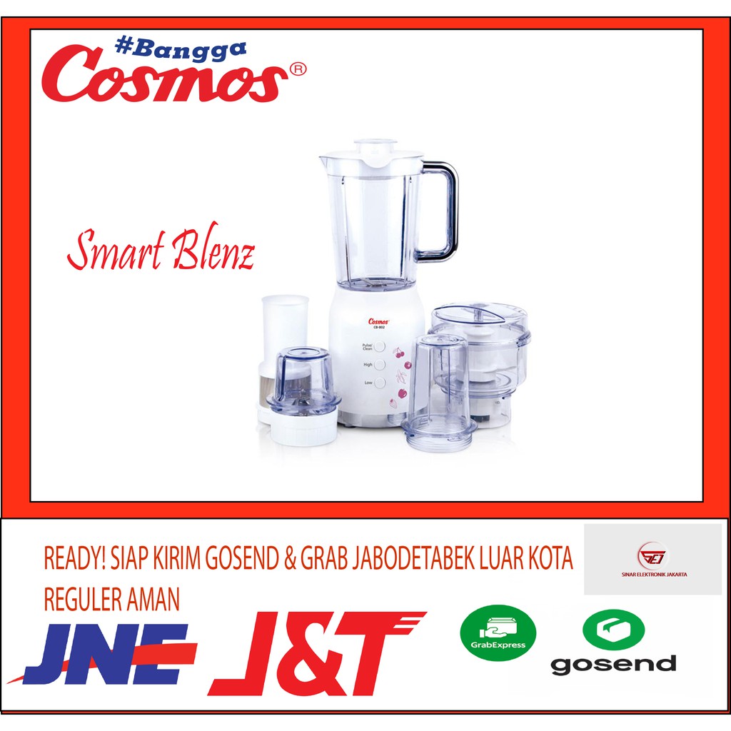 Promo Blender Cosmos CB-802. 4in1 Baru &amp; Bergaransi Resmi