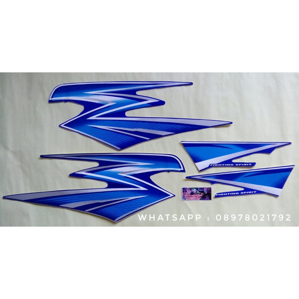 Jual Stiker Lis Striping Sticker Standar Rx King Tahun 03 Biru Shopee Indonesia