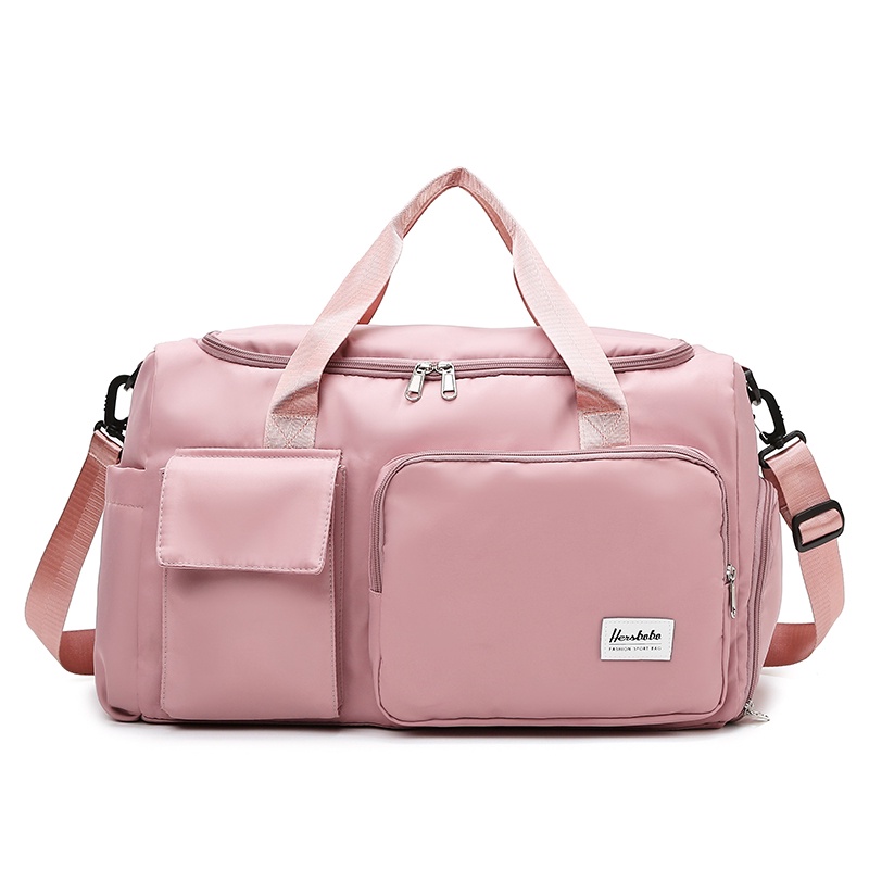 TFT AX200252 92912 AX912 DJT7817 T36 D47 (1 KG MUAT 2) Tas Traval Lipat Untuk Gym Fitness Aerobic Tas Olahraga Duffel Bag Anti Air Tas pink shabby stabby