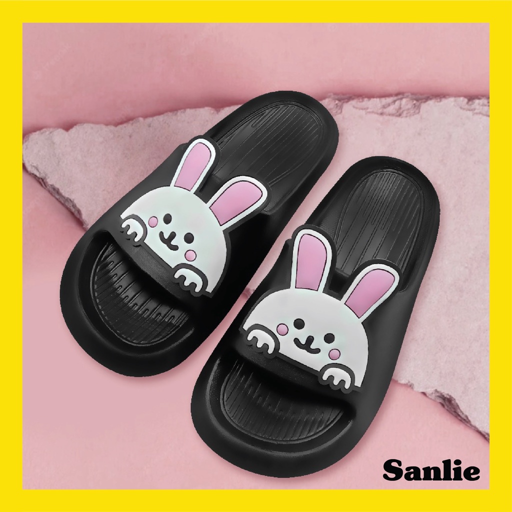 Sanlie Sandal Anti Selip Bahan EVA Kartun / Sandal Wanita Slip On Cute Korean Style Kartun Murah Anti Air 533D