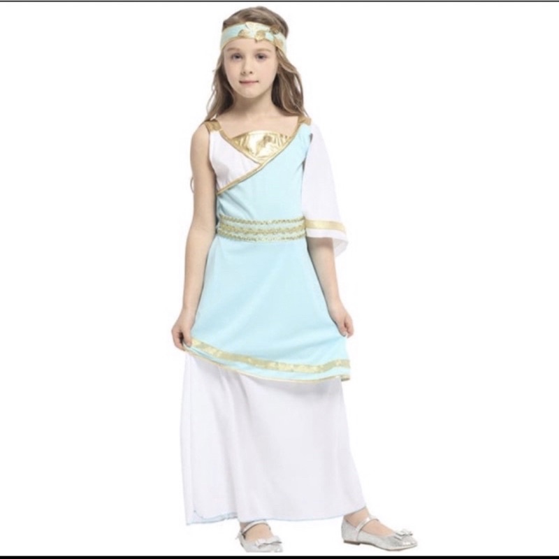 kostum anak yunani | costume dress princess  yunani goddess | cosplay girl