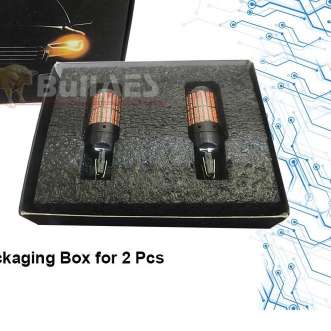 ✺ LED T20 7443 144 LED SUPER BRIGHT KAKI TUSUK FLASH ✪